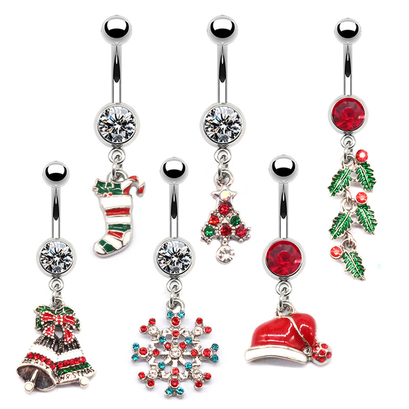 Body Jewelry Factory - Bague de nombril série noël pour