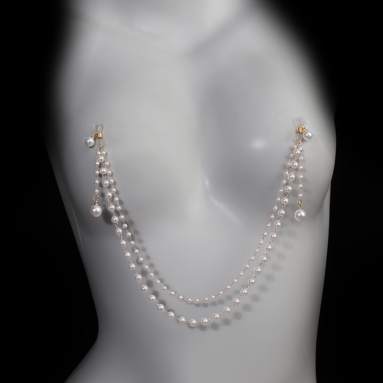 Body Jewelry Nipple Chain - Chaîne de Soutien-Gorge Sexy Sans Perçage
