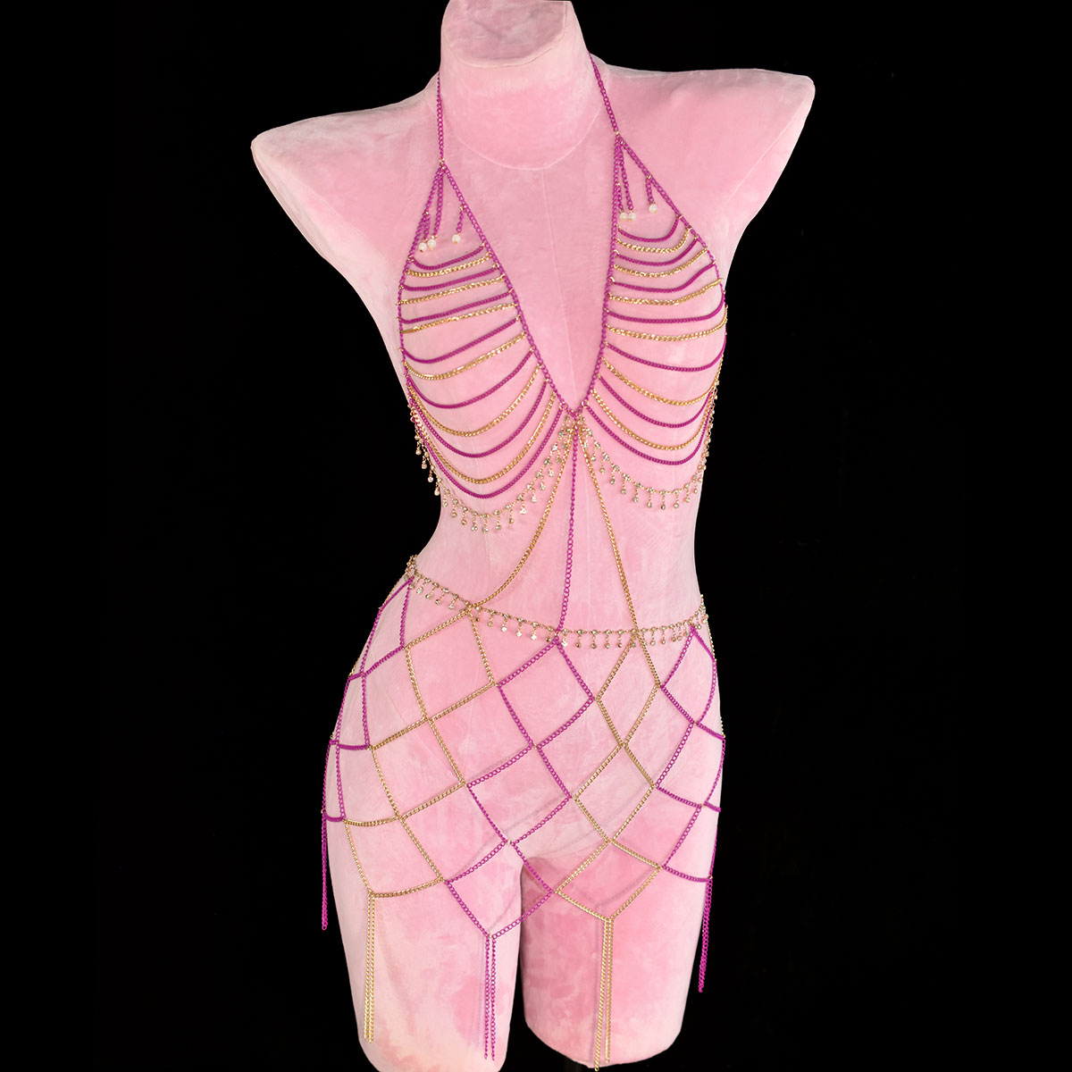 Body Jewelry Retainers - Haut tendance + robe à la