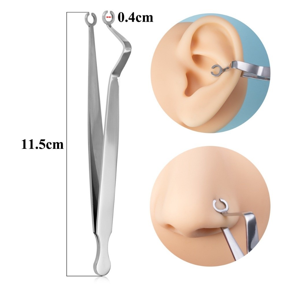 Body Jewelry Ring Opening Pliers - Pince de piercing professionnelle en acier