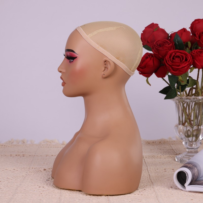 Tête de mannequin en PVC demi- - Body Jewelry Store avis et prix