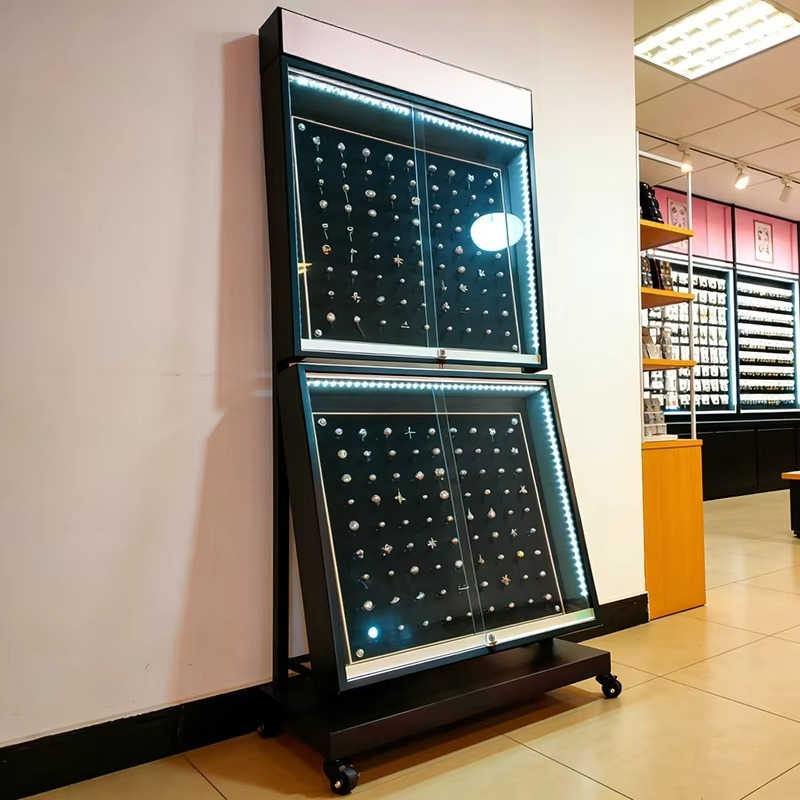 Vitrine à bijoux sur pied haut - Body Jewelry Store avis et prix