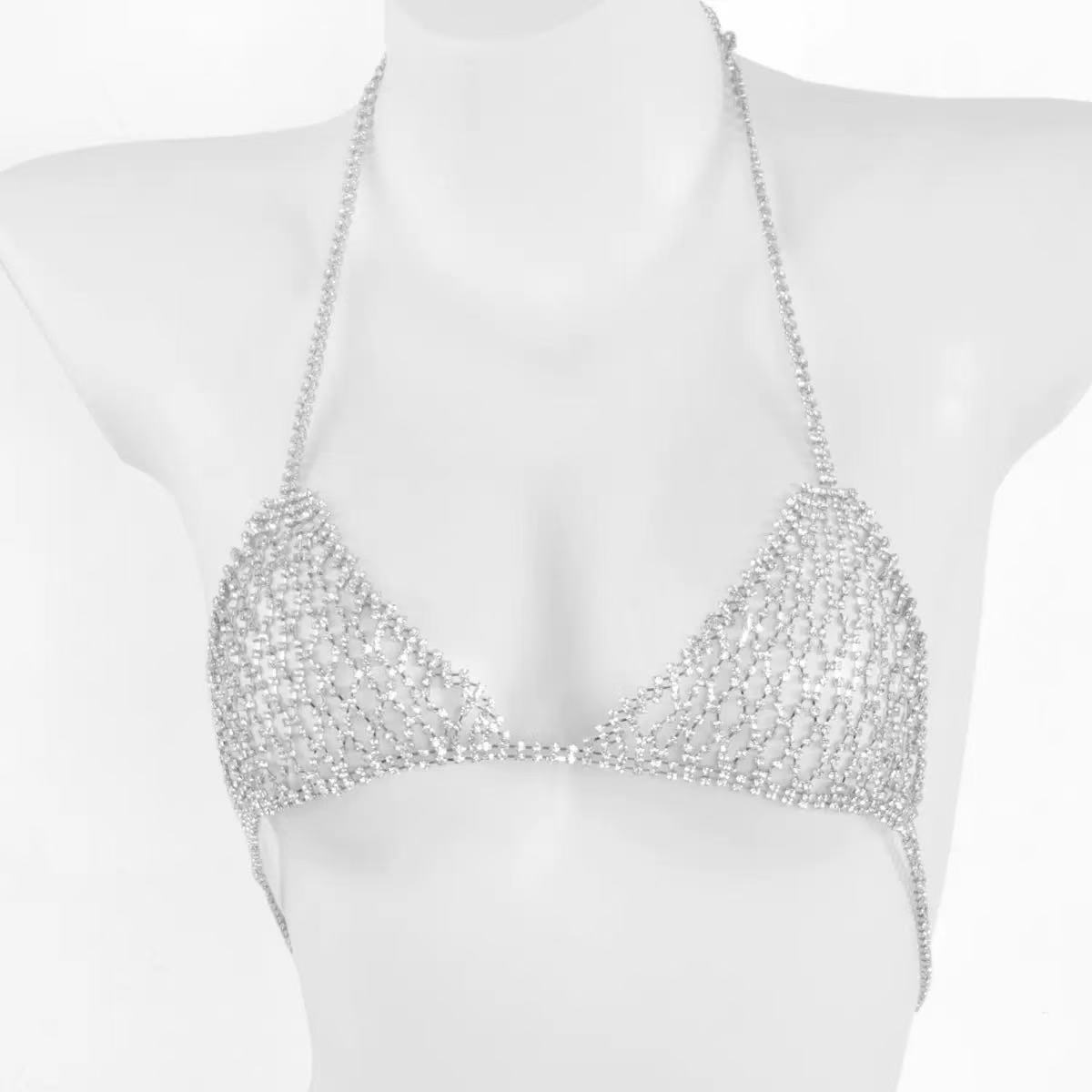 1 chaîne de poitrine en maille - Body Jewelry Chest avis et prix