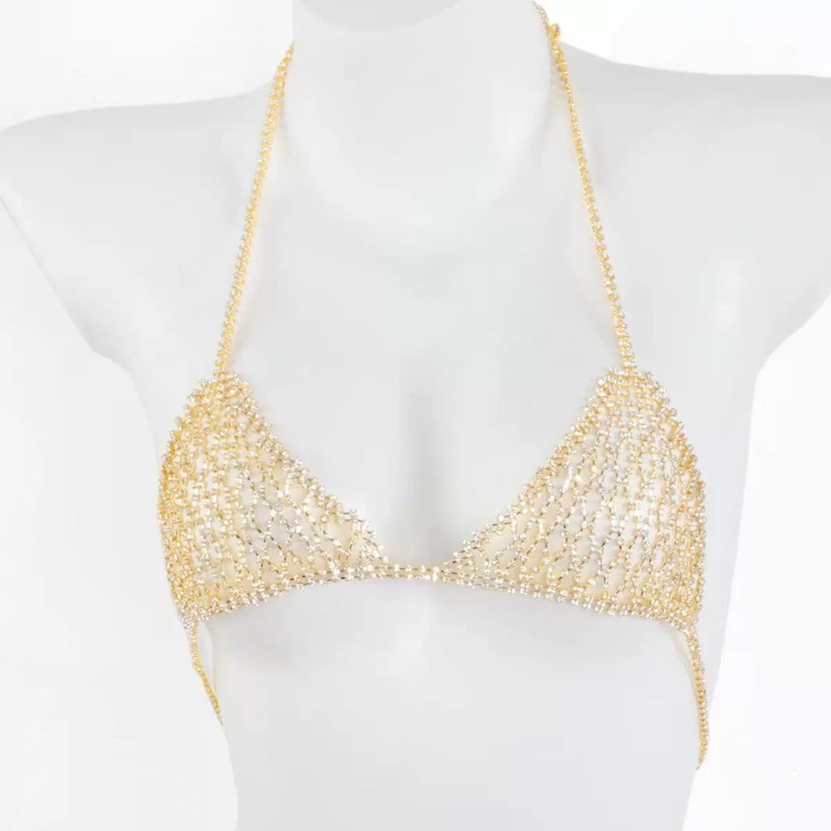1 chaîne de poitrine en maille - Body Jewelry Chest avis et prix
