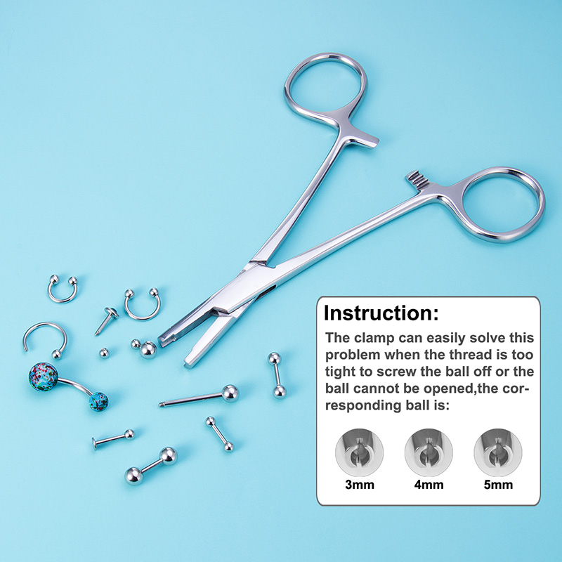 Outil de perçage corporel en a - Body Jewelry Ring Opening Pliers avis et prix