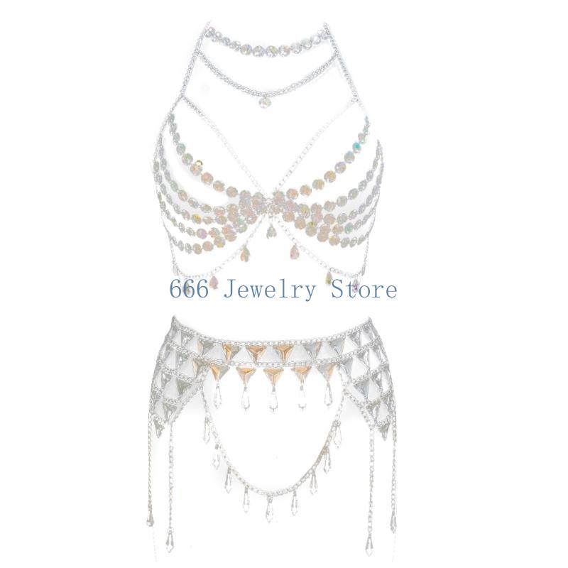 F2TD – ensemble bijoux corps à - Body Jewelry Bra avis et prix