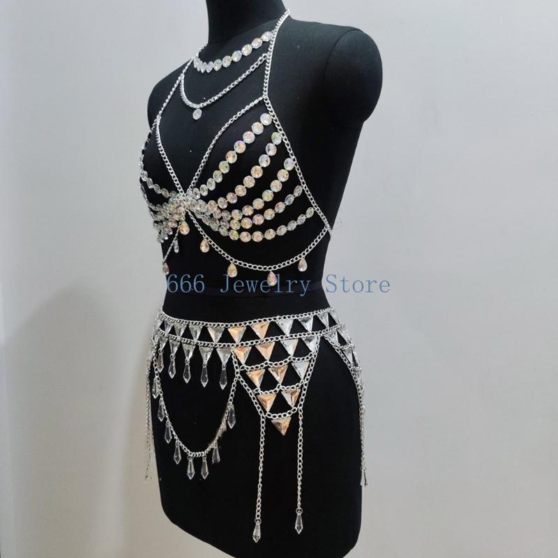 F2TD – ensemble bijoux corps à - Body Jewelry Bra avis et prix
