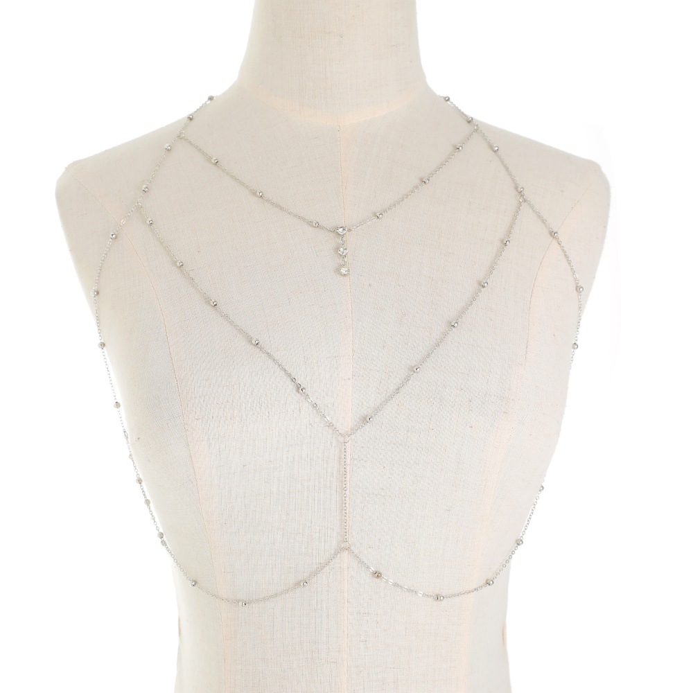 Bijoux de poitrine en cristal  - Body Jewelry Chest avis et prix