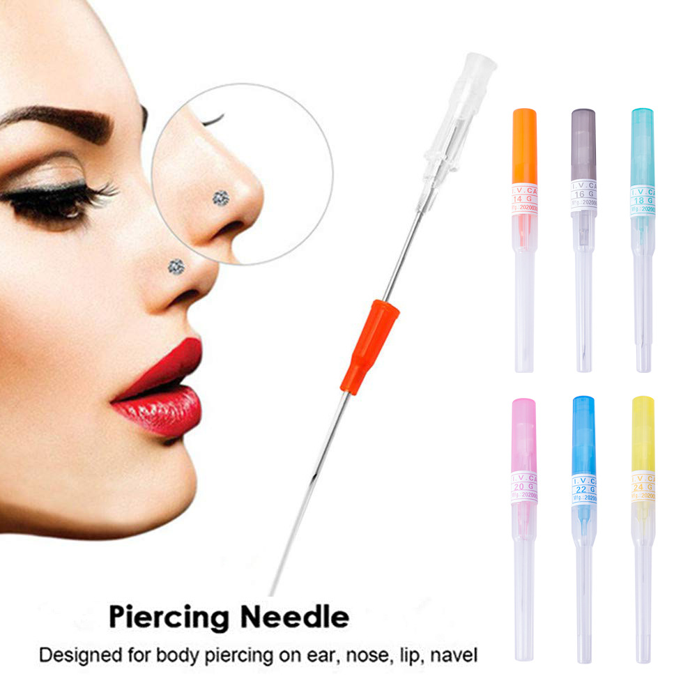 Lot de 5 aiguilles de perçage  - Body Jewelry Store avis et prix