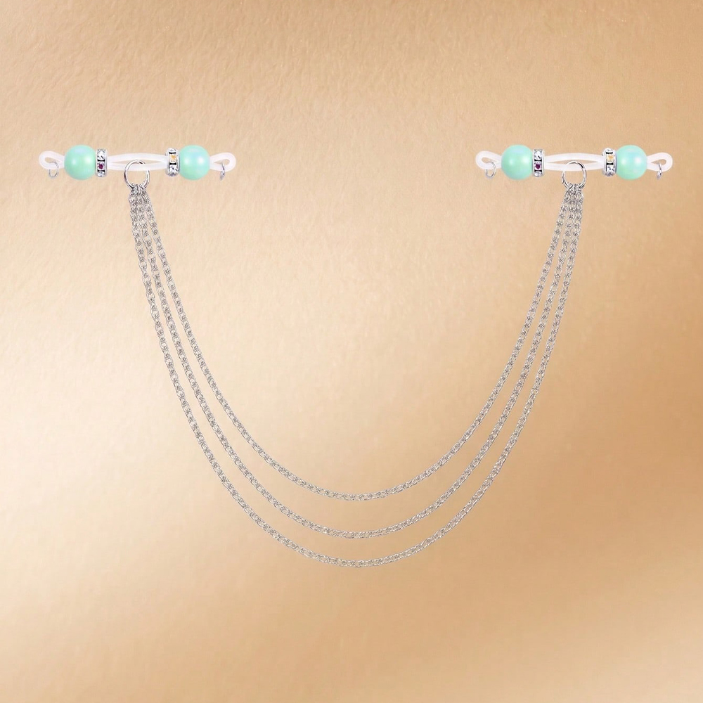 Chaîne de corps pour femme san - Body Jewelry Nipple Chain avis et prix