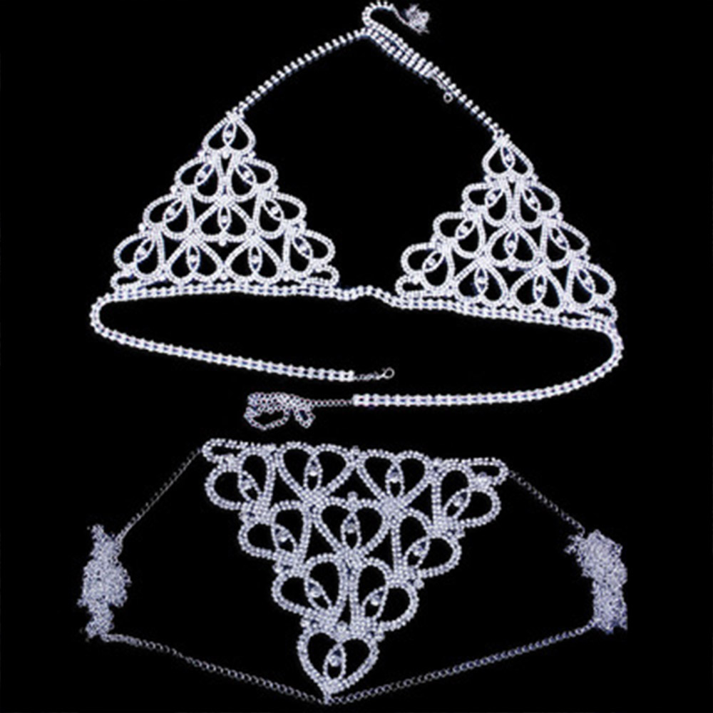 Mode strass coeur soutien-gorg - Body Jewelry Bra avis et prix