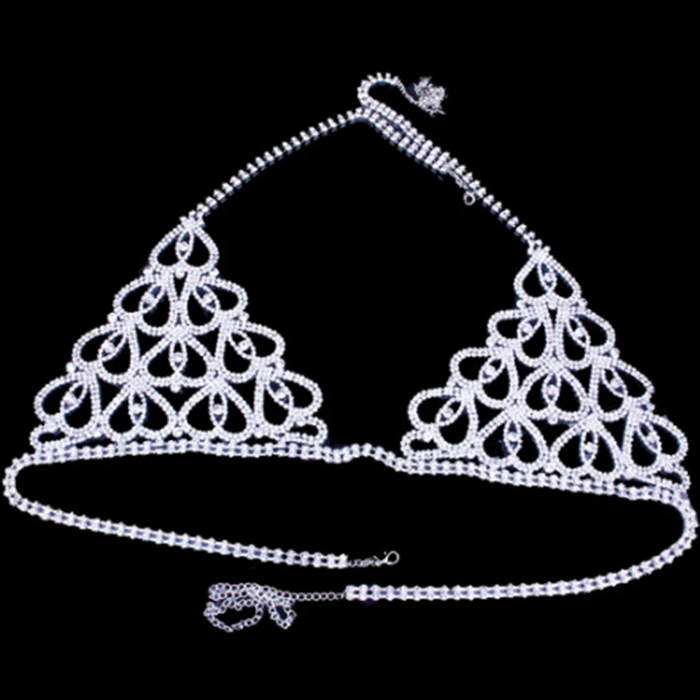 Mode strass coeur soutien-gorg - Body Jewelry Bra avis et prix