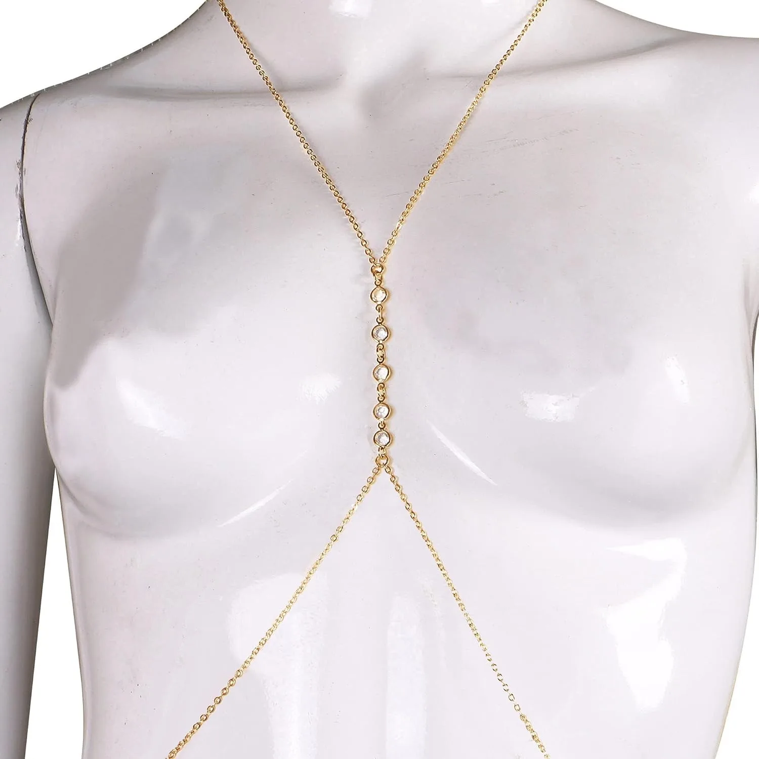 Chaîne de taille de ventre en  - Body Jewelry Chest avis et prix