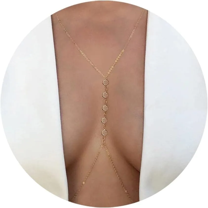 Chaîne de taille de ventre en  - Body Jewelry Chest avis et prix
