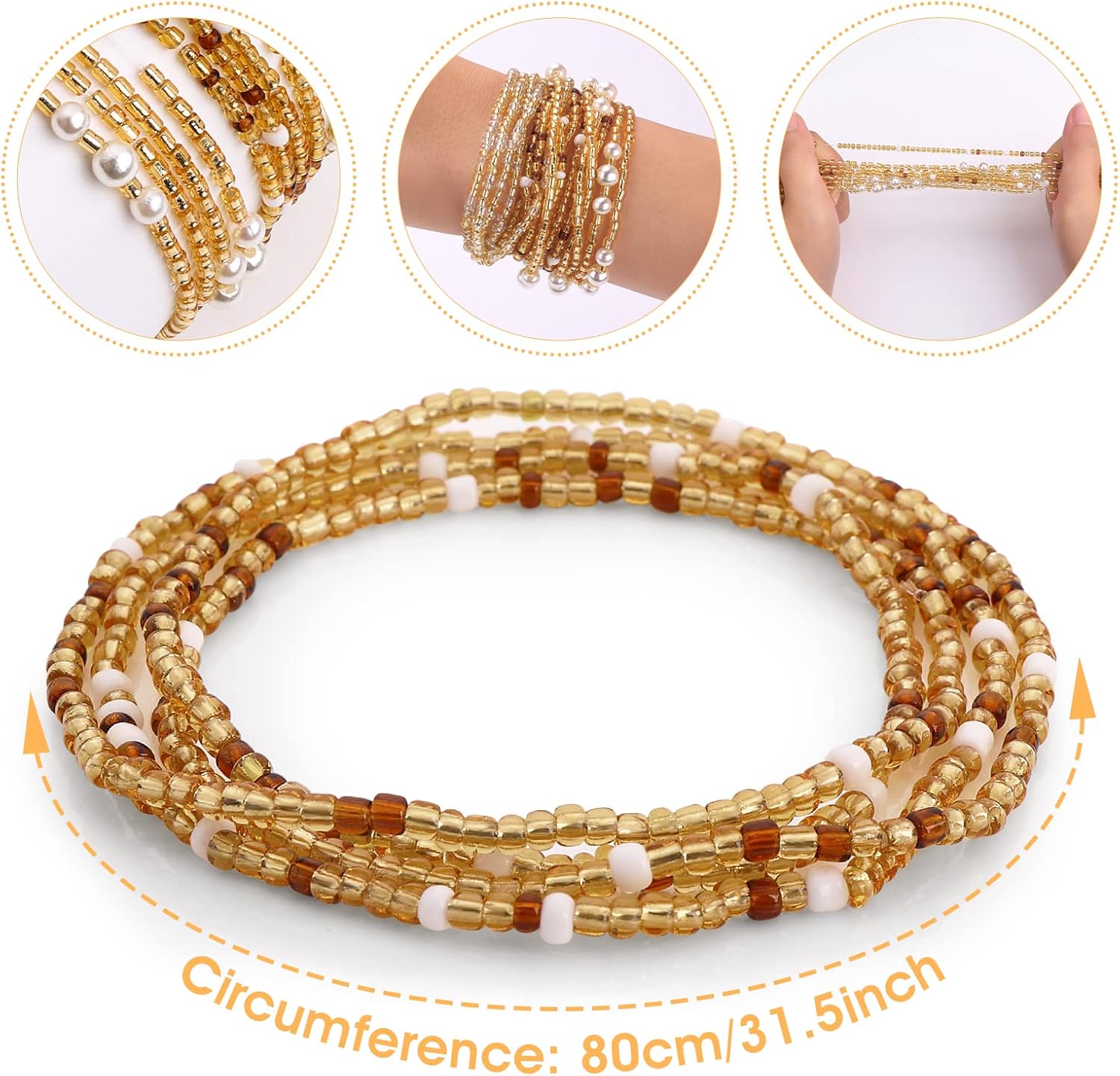 Perles de taille pour femmes,  - Body Jewelry For Women avis et prix