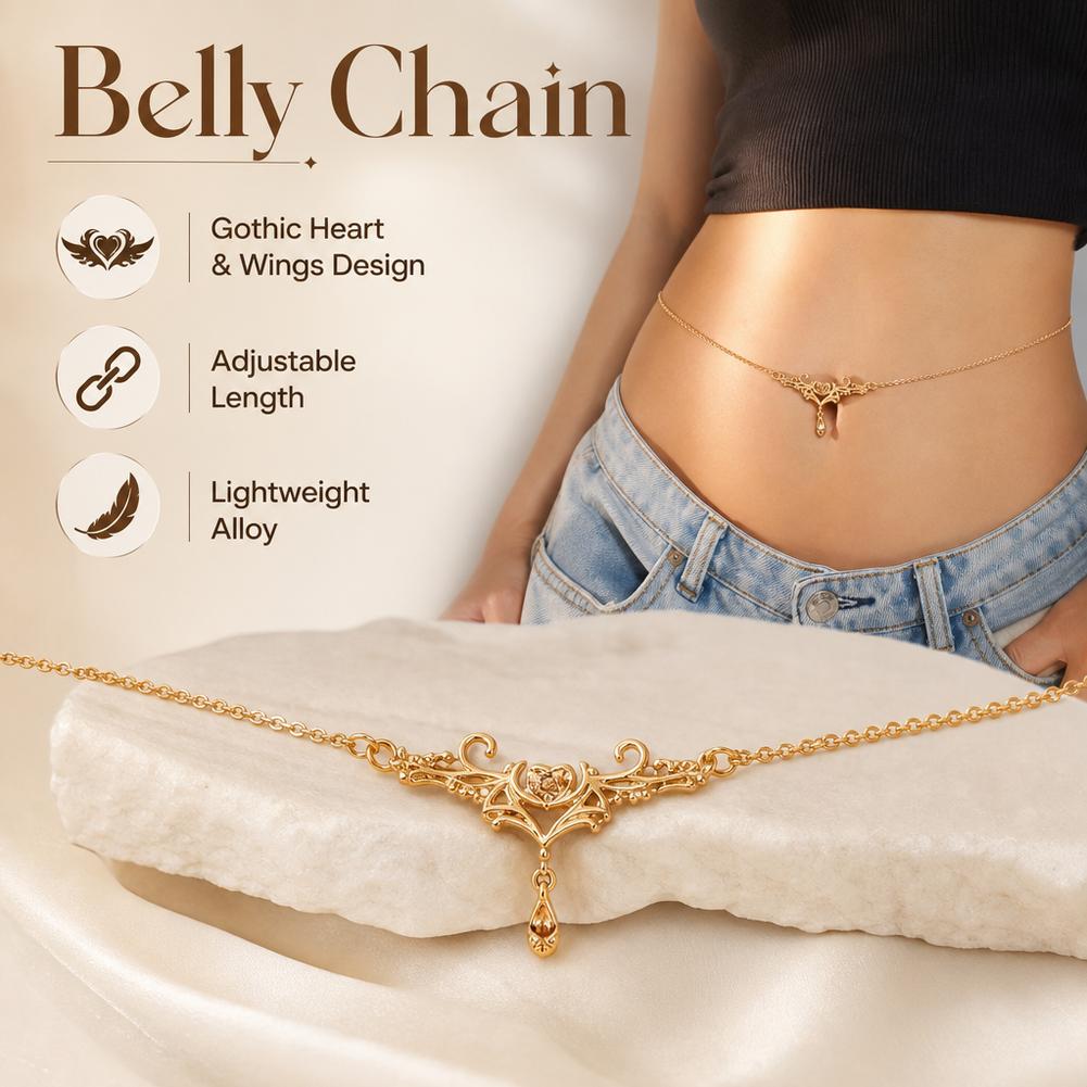 Chaîne de taille Flamme Cœur G - Body Jewelry For Women avis et prix