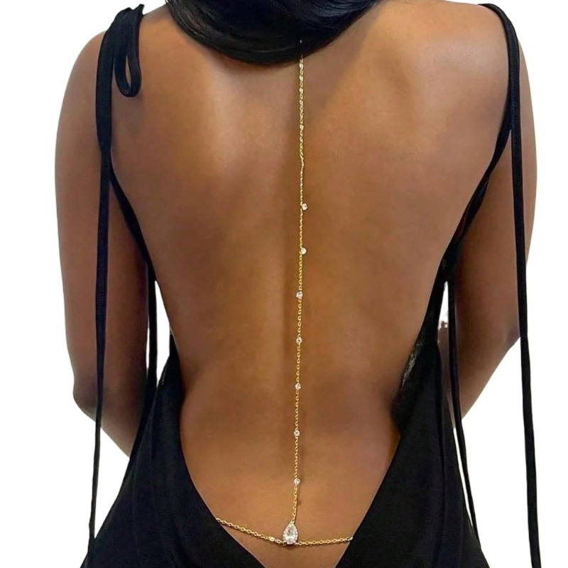 Mariée dos nu strass goutte d' - Body Jewelry Bra avis et prix