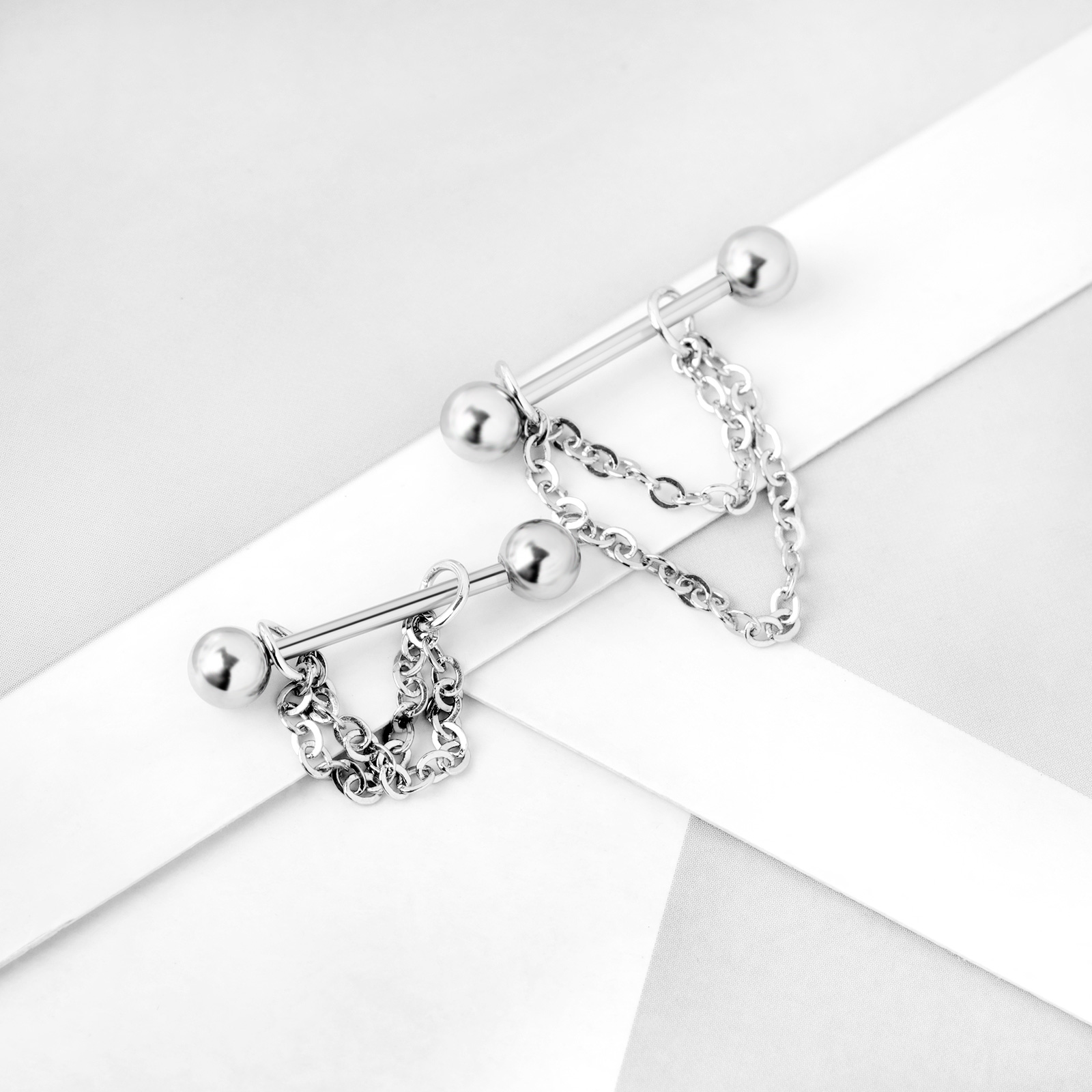 1 paire de Piercing de mamelon - Body Jewelry Nipple Chain avis et prix