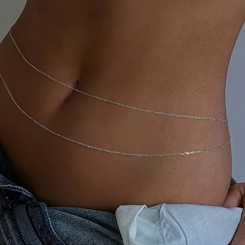 Ceinture chaîne en métal doré  - Body Jewelry For Women avis et prix