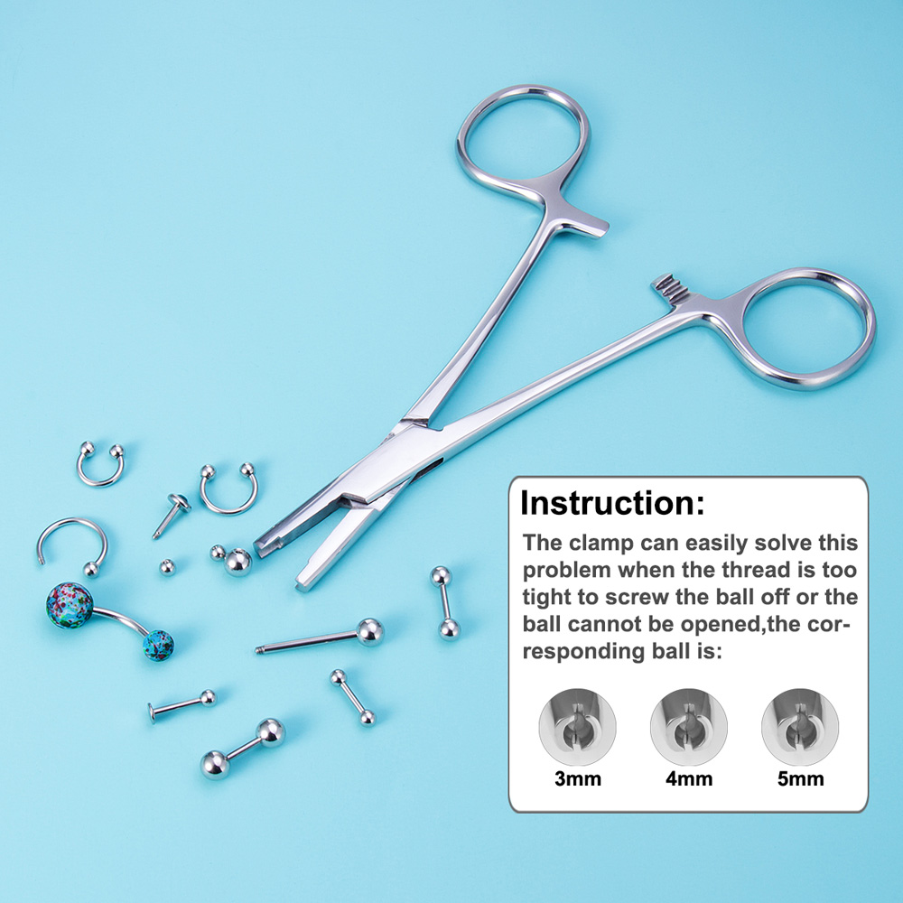 Outil de perçage corporel en a - Body Jewelry Ring Opening Pliers avis et prix