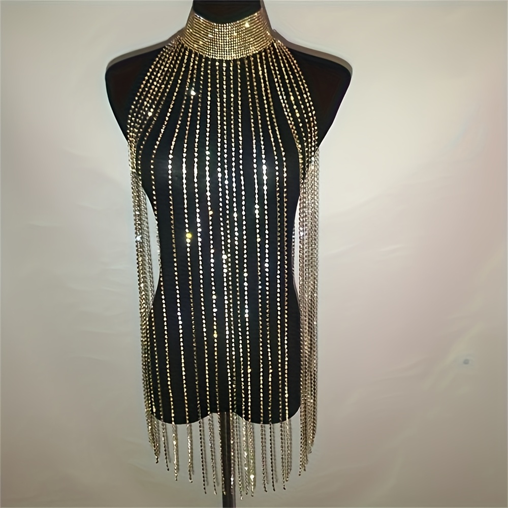 Collier chaîne de corps de sou - Body Jewelry Bra avis et prix