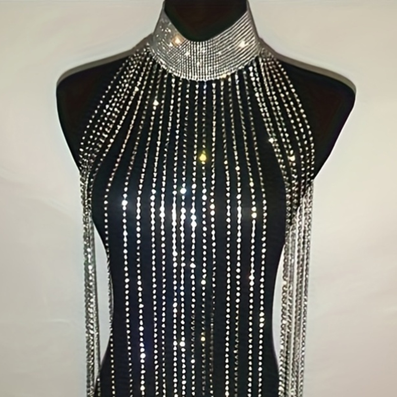 Collier chaîne de corps de sou - Body Jewelry Bra avis et prix